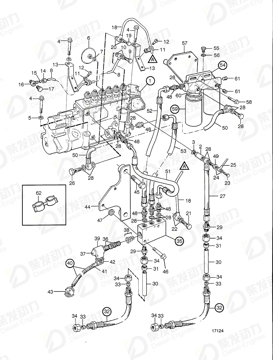 VOLVO Magnet 3825240 Drawing